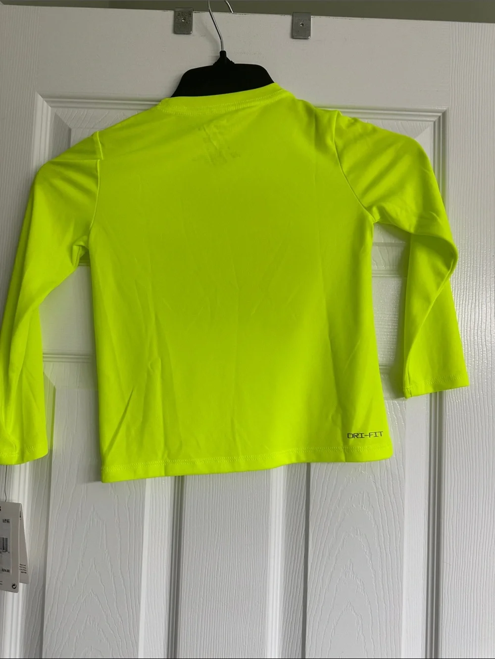 Nike Kids Neon Yellow & Orange 'The Quickness' Long-Sleeve Swim Rashguard